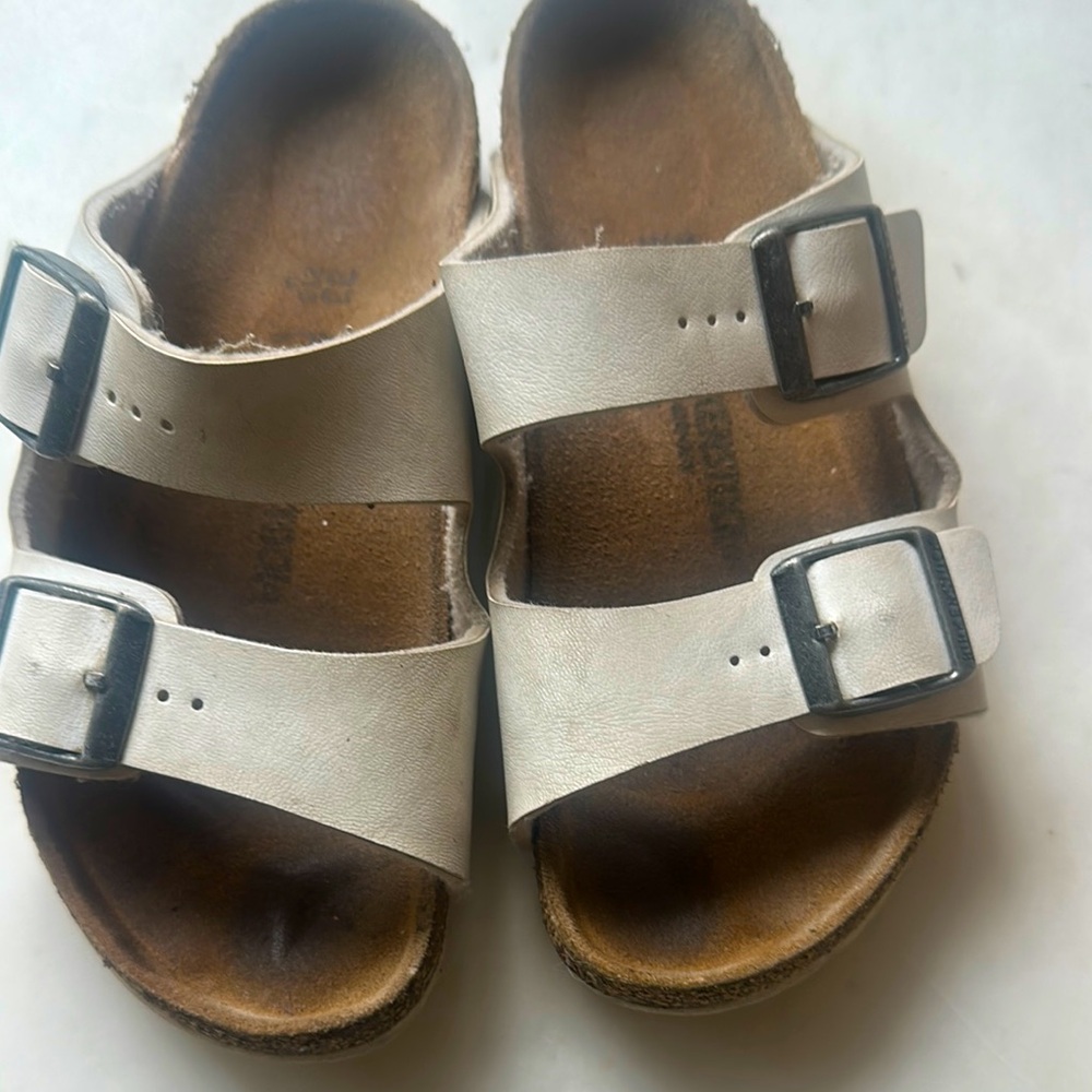 Kids White Sandals